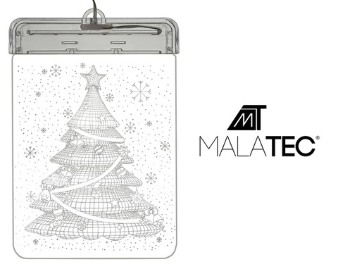 LED 3D stained glass - Christmas tree