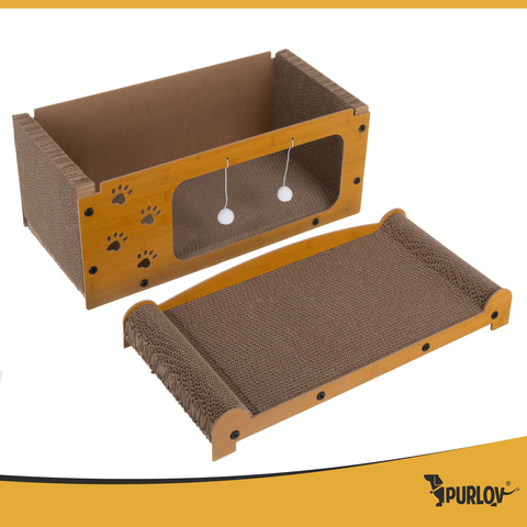 Cat scratching post - two-story house Purlov 27016