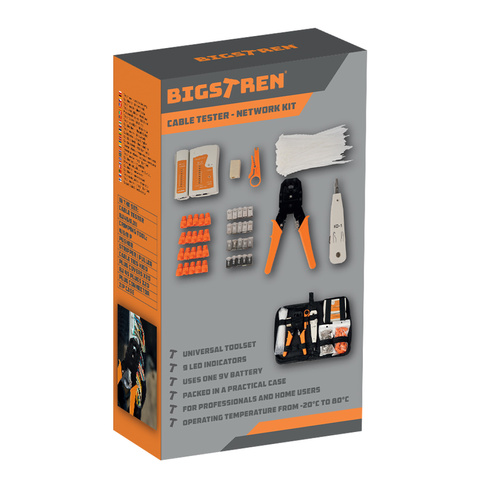 Кабельный тестер - сетевой комплект Bigstreen 25834