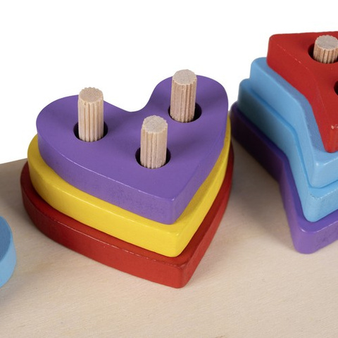 Wooden sorter - fishing Kruzzel 22565