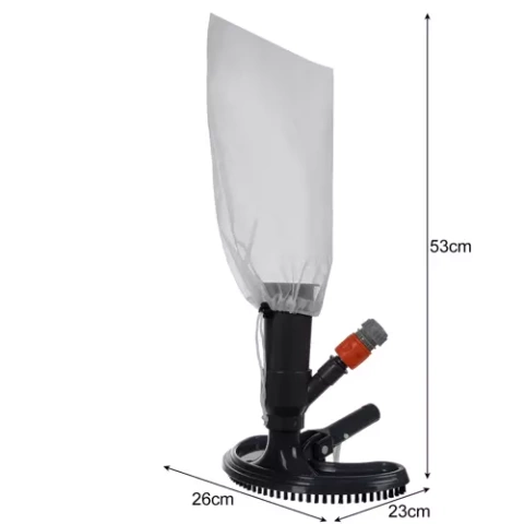 Pool bottom vacuum cleaner