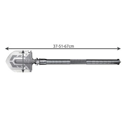 Folding shovel - 16 in 1 Trizand 22640
