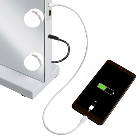 Miroir cosmétique 80x62cm LED Soulima 25808