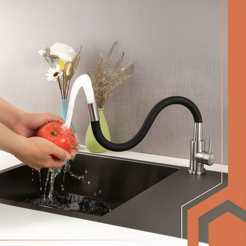 Kitchen faucet - flexible spout Ruhhy 26324