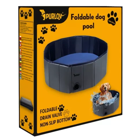 Piscine pliante/parc pour chien 160x30 Purlov 23832