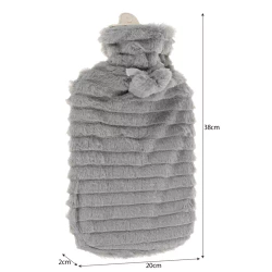Rubber hot water bottle in cover 2000ml Ruhhy 19806