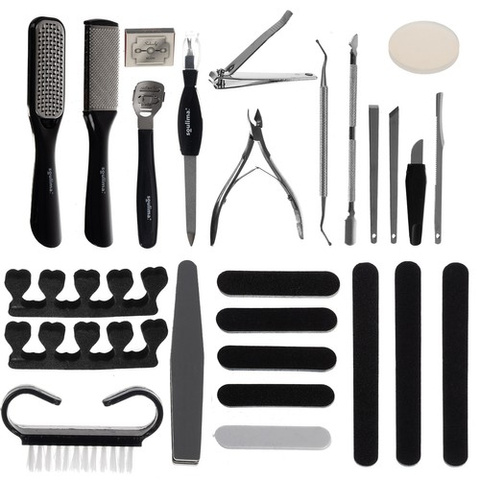 Pedicure set - 30 pcs. Soulima 21447