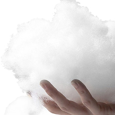 Hairy dog bed gray 22759