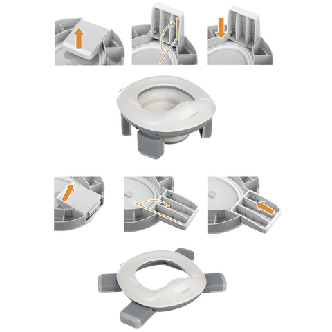 Pot de toilette portable/de voyage Kruzzel 25510