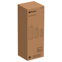 Stříbrné lucerny 38/49/63cm 3ks Ruhhy 26477