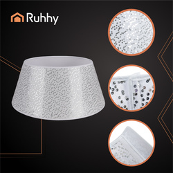 Housse de sapin de Noël 60x22cm argent Ruhhy 25361