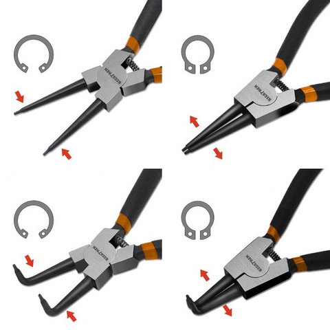 Circlip pliers 4 pcs Bigstreen 22159