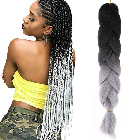 Tresses ombrées de cheveux synthétiques sz/sz W10345