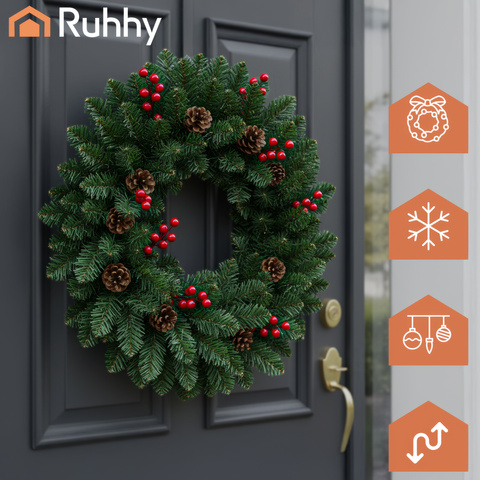 Christmas tree garland 1m Ruhhy 22327