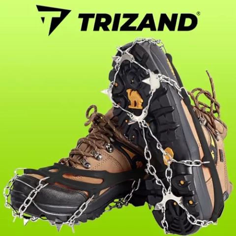 Shoe grips/anti-slip spikes 36-40 Trizand