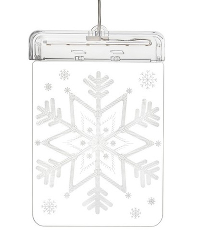 LED 3D stained glass - snowflake