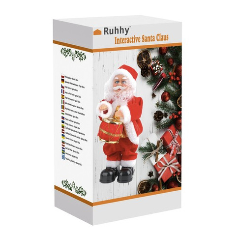 Hrající Santa Claus - figurka 30cm Ruhhy 22162