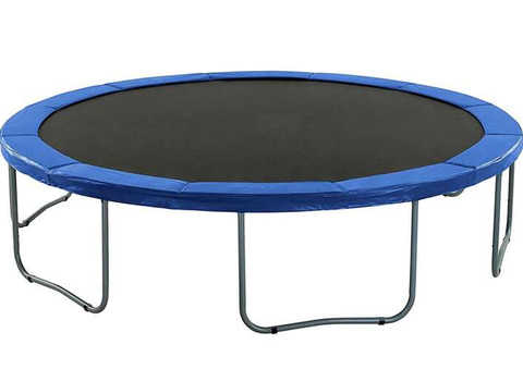 Housse à ressorts pour trampoline de 244 cm - bleue