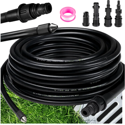 Pipe cleaning hose with adapter 20m Ruhhy 26133