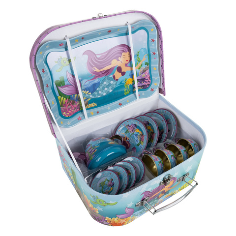 Children's mermaid tea set