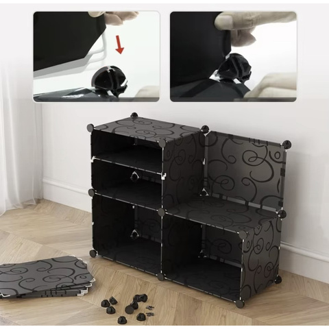 Modulares Schuhregal – 6 Ebenen