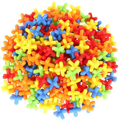 Blocks - straws - set of 408 pcs. 22408