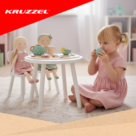 Детский чайный сервиз зеленый Kruzzel 26393