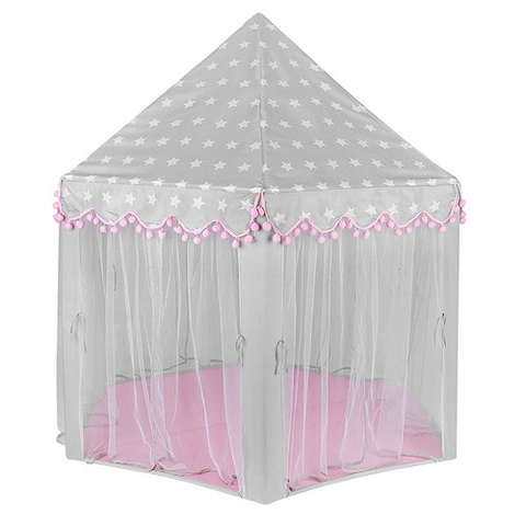 Children's tent gray and pink Kruzzel 23476