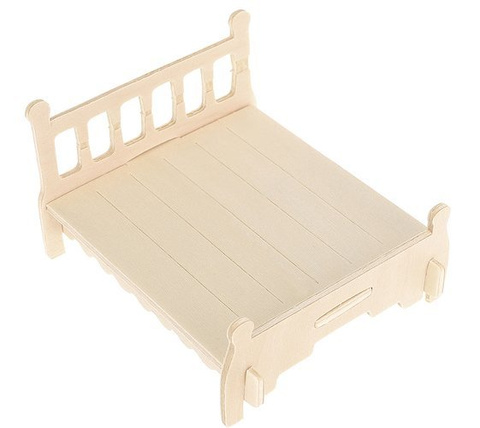 Set Holzmöbel für Puppen, 34-teilig.