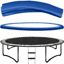 Housse à ressorts pour trampoline de 244 cm - bleue