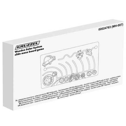 Holzpuzzle - Sonnensystem Kruzzel 24763