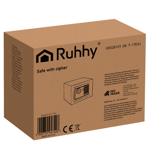 Ruhhy 26101 kombinuotas seifas
