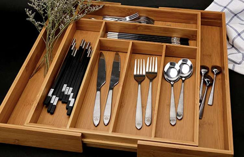 Bamboo drawer insert/organizer Ruhhy 19189