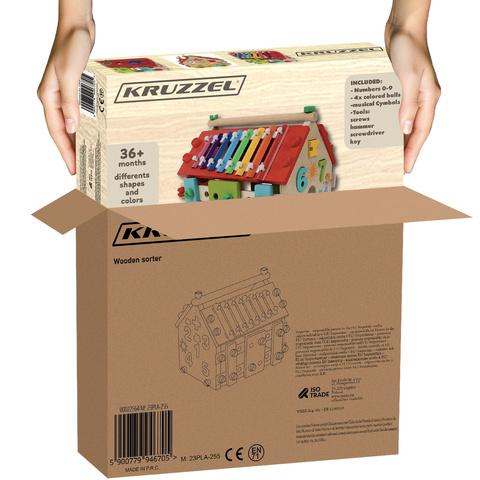 Kruzzel 22564 Lernhaus aus Holz