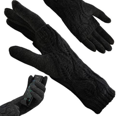 Gants tactiles R6413 - noirs