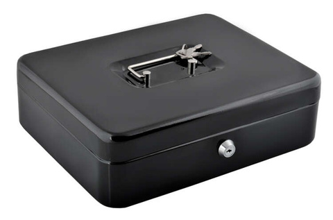 Large black cash box