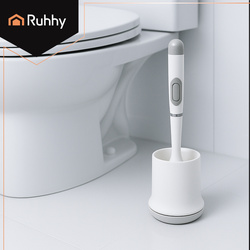 Brosse de salle de bain en silicone blanche Ruhhy 25881