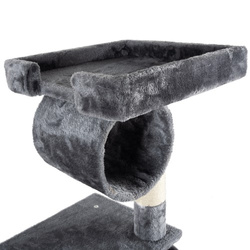 Cat tree 141cm gray Purlov 21713