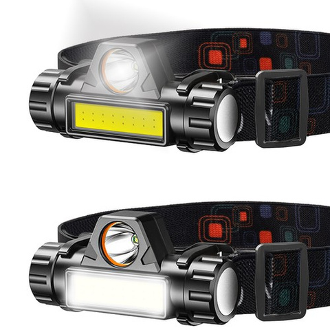 Latarka czołowa LED USB L18371