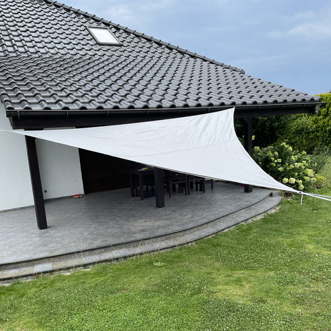 Sunshade sail 4x4x4m-gray Gardlov 23141