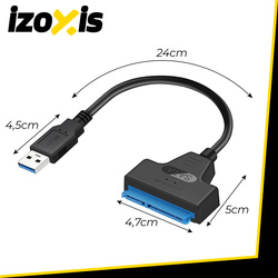 Adaptateur USB vers SATA 3.0 Izoxis 26096