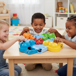 "Hungry Hippos" arcade game