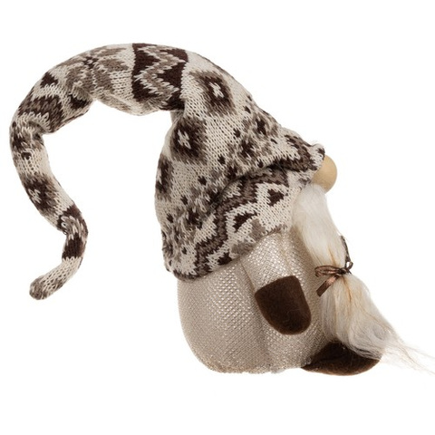 Grauer stehender Zwerg mit LED 23754