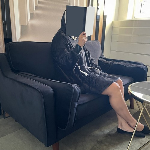 XXL sweatshirt - blanket black Ruhhy 24403