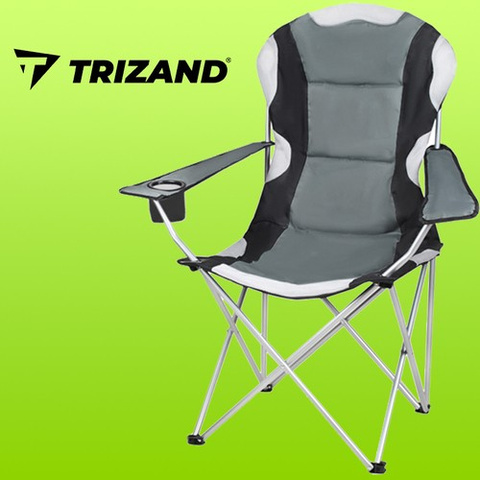 Black and gray fishing chair