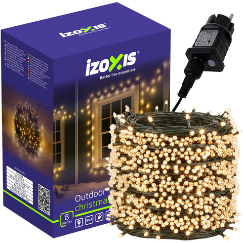 Lauko šviestuvai 500LED 35m balti Izoxis 24898