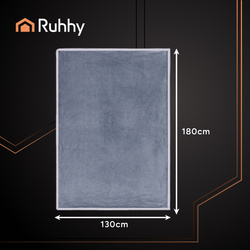 Tapis chauffant électrique 180x130cm gris Ruhhy 26225