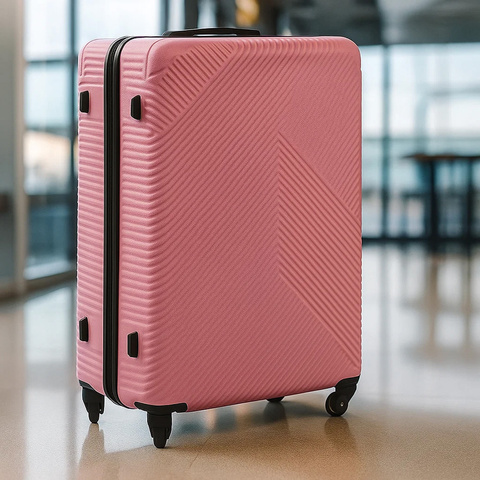 3-in-1 suitcase set - pink Trizand 26663