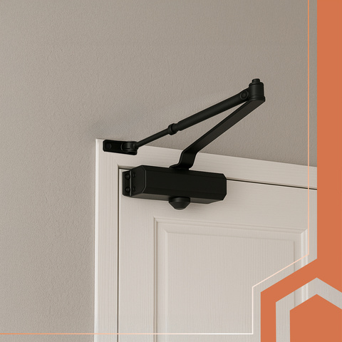 Door closer black 40-60kg Ruhhy 26782