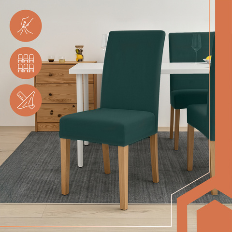 Housses de chaise - 6 pièces. bouteille Ruhhy 25992